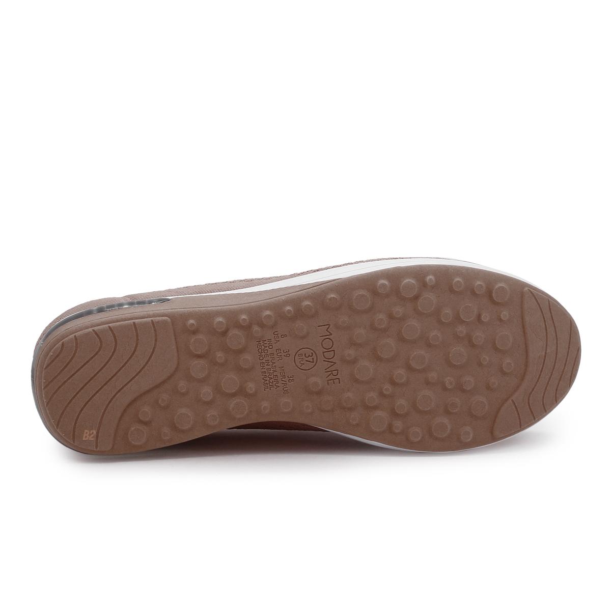 T Nis Modare Slip On El Stico Bolha Nude