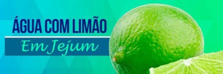 Água com limão em jejum