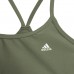 Top Adidas Latin Fit Colorblock Feminino Verde / Coral