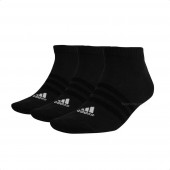 Kit de 3 Pares Meias Adidas Sportswear No Show Unissex Preto