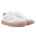 Tênis Adidas Courtblock Unissex Branco / Rosa