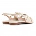 Sapato Beira Rio Slingback Fivela Feminino Creme / Bege