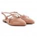 Sapato Beira Rio Slingback Fivela Feminino Nude / Nude