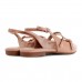 Sapato Beira Rio Slingback Fivela Feminino Nude / Nude