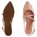 Sapato Beira Rio Slingback Fivela Feminino Nude / Nude