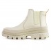 Bota Caterpillar Original Hardwear Chelsea Feminina Bege / Off White