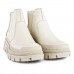 Bota Caterpillar Original Hardwear Chelsea Feminina Bege / Off White