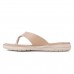 Chinelo Comfortflex Metallic Detail Feminino Nude / Dourado