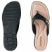 Chinelo Comfortflex Metallic Detail Feminino Preto / Dourado