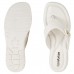 Chinelo Comfortflex Metallic Feminino Branco / Dourado