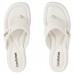 Chinelo Comfortflex Metallic Feminino Branco / Dourado