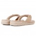 Chinelo Comfortflex Metallic Feminino Nude / Dourado