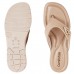 Chinelo Comfortflex Metallic Feminino Nude / Dourado