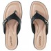 Chinelo Comfortflex Metallic Feminino Preto / Bege