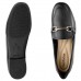 Mocassim Comfortflex Metallic Detail Feminino Preto / Dourado