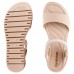 Sandália Comfortflex Com Elástico Feminina Nude / Bege