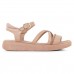 Sandália Comfortflex Fivela Feminina Nude / Nude