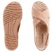 Sandália Comfortflex Tiras Cruzadas Feminina Nude / Nude