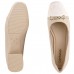 Scarpin Comfortflex Fivela Feminino Bege