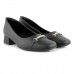 Scarpin Comfortflex Fivela Feminino Preto