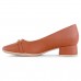 Scarpin Comfortflex Fivela Feminino Terracota