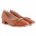 Scarpin Comfortflex Fivela Feminino Terracota