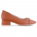 Scarpin Comfortflex Fivela Feminino Terracota