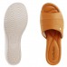 Tamanco Comfortflex Casual Feminino Marrom / Bege