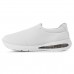 Tênis Comfortflex Slip On Zíper Feminino Branco / Cinza