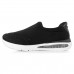 Tênis Comfortflex Slip On Zíper Feminino Preto / Branco