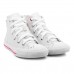 Tênis Converse Chuck Taylor All Star Sidi Zip Infantil Prata / Rosa