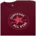 Camiseta Converse All Star Patch Standart Fit Bordô