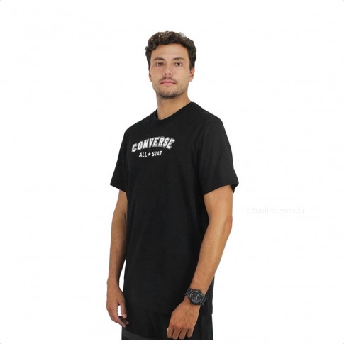 Camiseta Converse All Star Standart Fit Preto