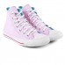 Tênis Converse Chuck Taylor All Star Cano Alto Feminino Rosa / Branco