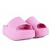 Chinelo Slide Melissa Free Plataforma Feminina Rosa Claro