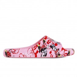 Chinleo Slide Melissa Free Print Mickey and Friends Feminino Rosa / Vermelho