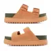 Sandália Melissa Cozy Slide M Lover Platform Feminina Bege / Verde