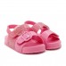 Sandália Mini Melissa Cozy Slide Baby Rosa / Rosa