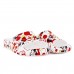 Chinleo Slide Mini Melissa Free Print Mickey and Friends Infantil Branco / Vermelho