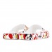 Chinleo Slide Mini Melissa Free Print Mickey and Friends Infantil Branco / Vermelho