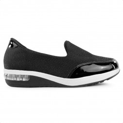 Tênis Modare Slip On Casual Bolha Feminino Preto