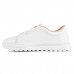 Tênis Casual Moleca Cadarço Feminino Branco / Branco