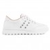 Tênis Casual Moleca Cadarço Feminino Branco / Branco