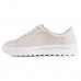 Tênis Casual Moleca Cadarço Feminino Off White