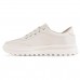 Tênis Casual Moleca Cadarço Feminino Off White