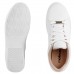 Tênis Casual Moleca Feminino Branco / Branco