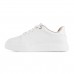 Tênis Moleca Casual Cadarço Feminino Branco / Branco