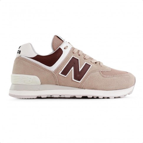 Tênis New Balance 574 V2 Feminino Bege / Marrom