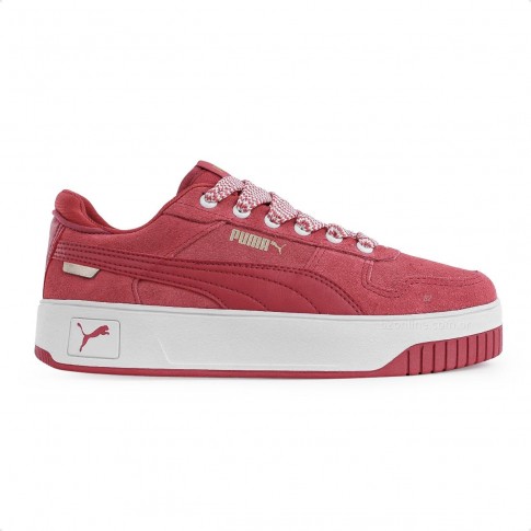 Tênis Puma Carina Street Thick Laces Feminino Rosa / Branco