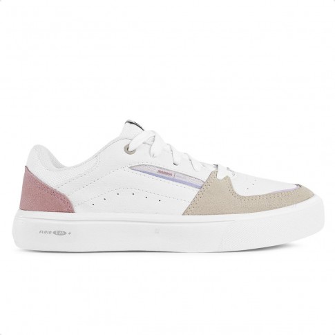 Tênis Rainha Route Feminino Branco / Rosa